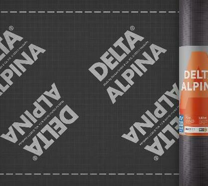 Мембрана диффузионная Delta-Alpina для водонепроницаемой нижней кровли (45м2)
