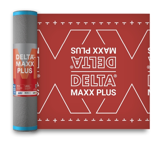 Мембрана антиконденсатная Delta-Maxx Plus с двумя зонами проклейки (75м2)