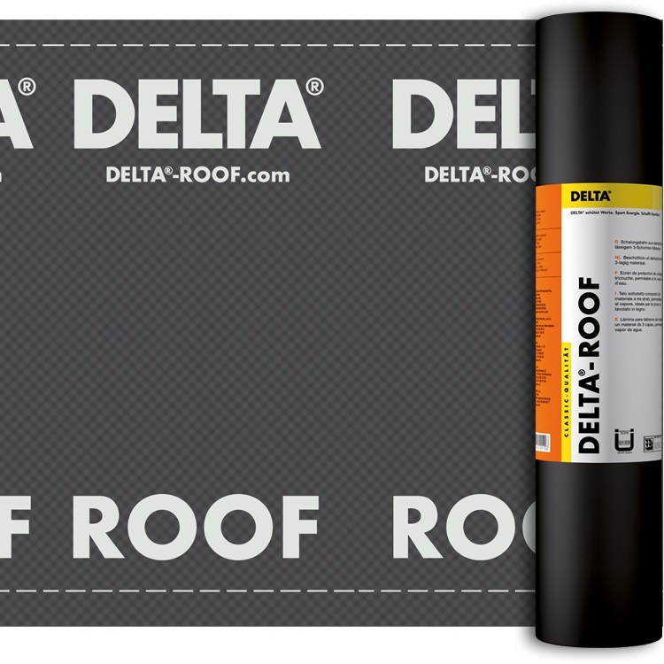 Пленка гидроизоляционная Delta-Roof, подкладочный ковер под битумную плитку (75м2)